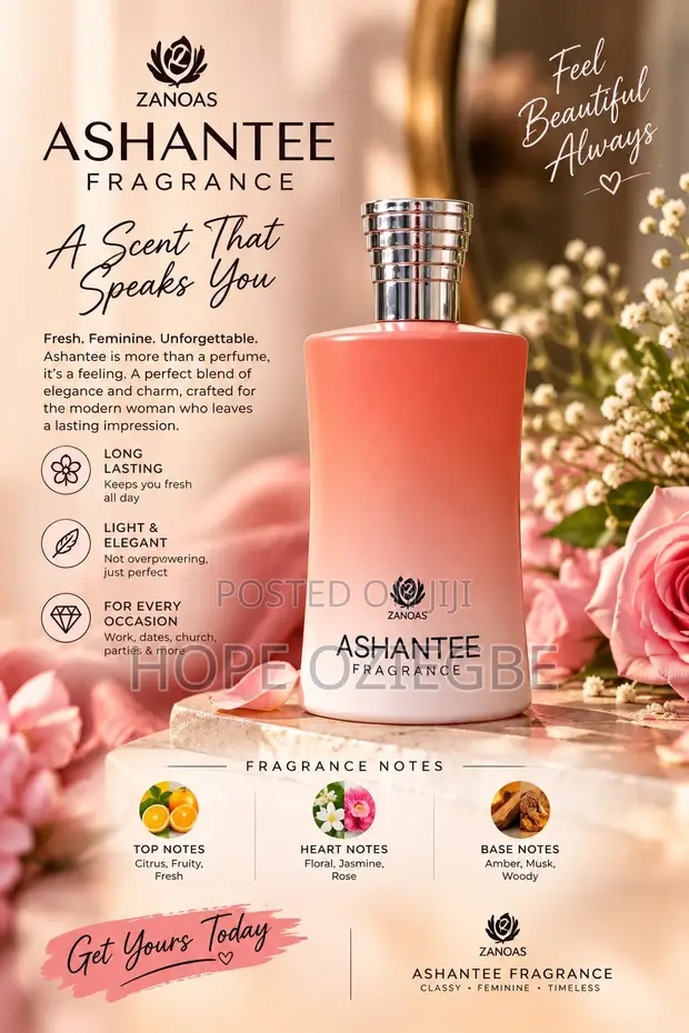 Ashantee Floral Eau de Parfum 100ml - 1