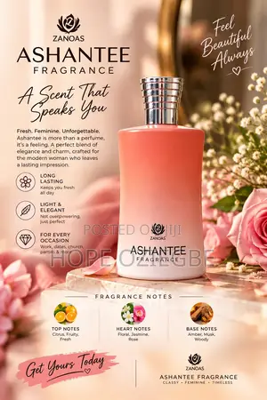 Ashantee Floral Eau de Parfum 100ml