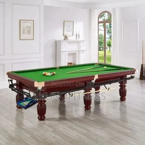 Commercial 9ft Marble Slate Billiard Table with Accessories - 1