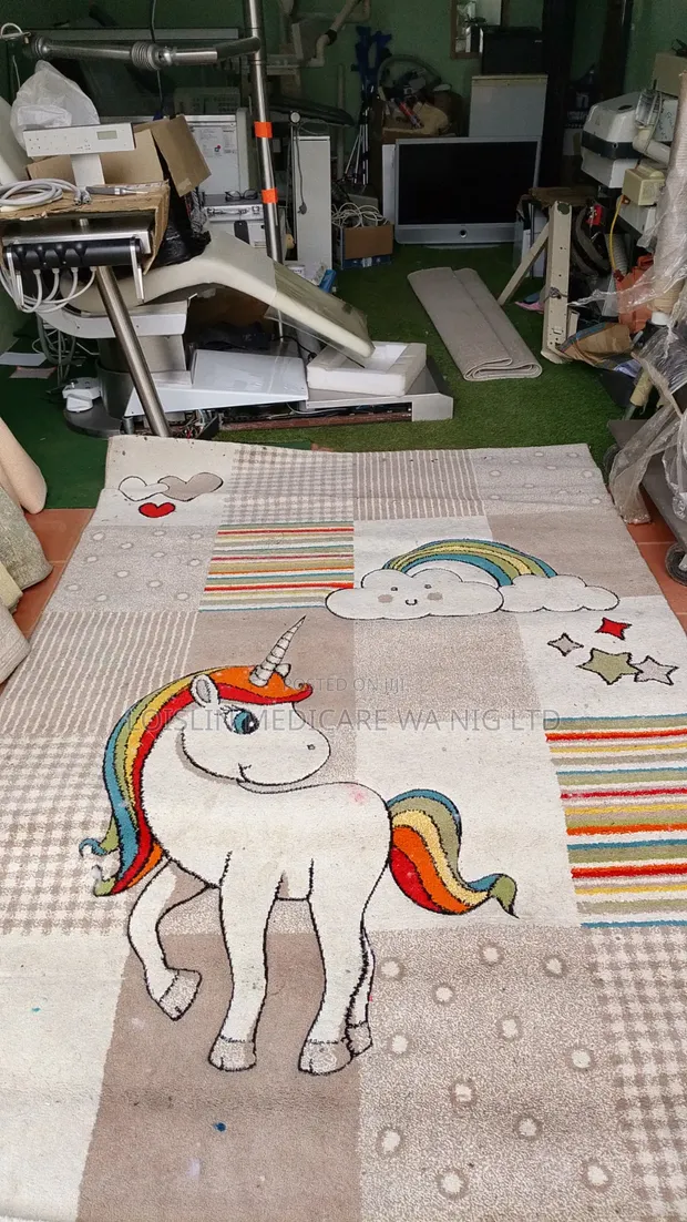 Kids Unicorn Rainbow Rug - 1