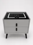 Smart Bedside Drawer with Wireless Charging - 2