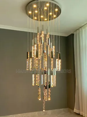 Luxury 25-Drop Crystal Chandelier