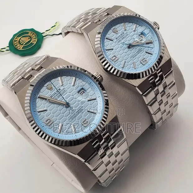 Original Rolex Land Dweller Silver Chain Watch - 1