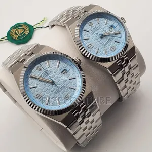 Original Rolex Land Dweller Silver Chain Watch