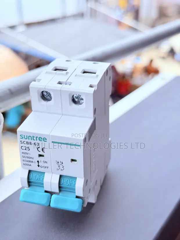 Suntree SCB8-63 C25 2-Pole AC MCB - 1