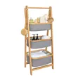 3-Tier Foldable Multipurpose Wooden Storage Rack - 2