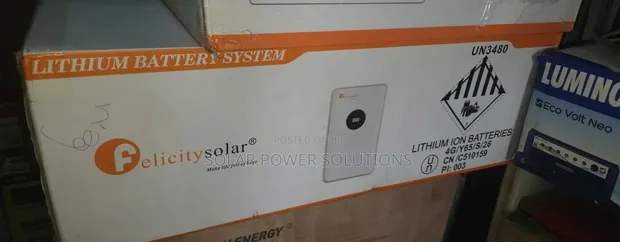 Felicity 5.12kWh 51.2V Lithium Battery - 1