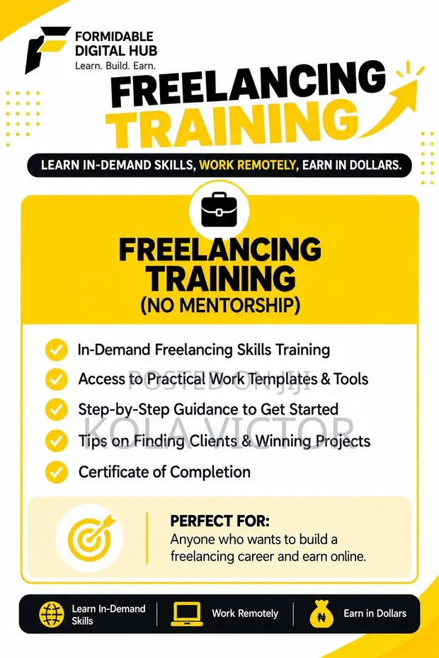 Freelancing & Digital Skills Training by Formidable Digital Hub - 1