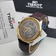 Original Tissot Men's Leather Strap Watch - 100% Authentic - 2