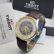 Original Tissot Men's Leather Strap Watch - 100% Authentic - 3