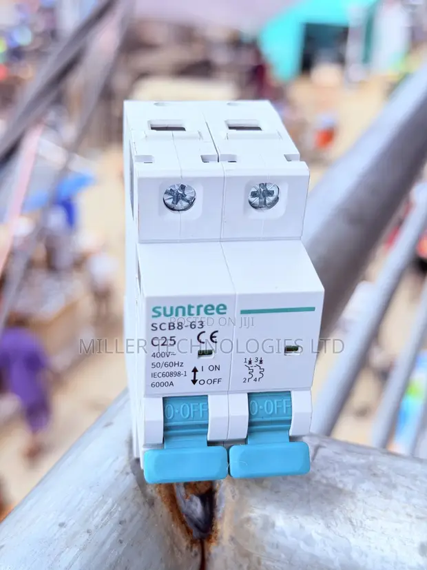 Suntree 25 Amp Double Pole Electrical Breaker - C25 - 1
