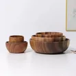 Acacia Quality Wooden Soup Bowl - 1