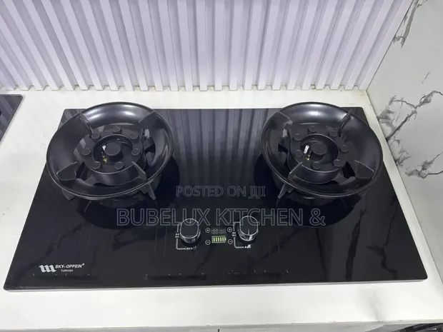 Luxury 2-Burner Tempered Glass Gas Cooker | Auto Ignition - 1
