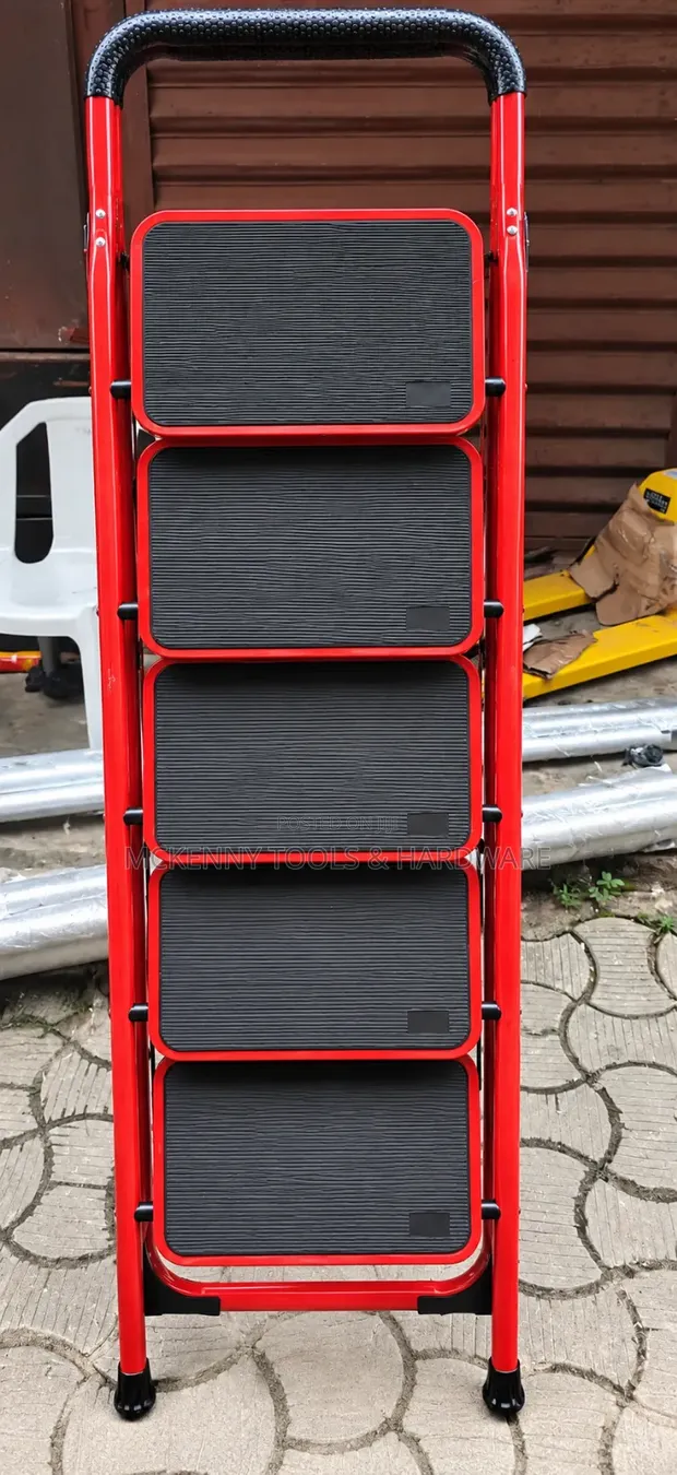 5-Step Heavy Duty Folding Ladder - 1
