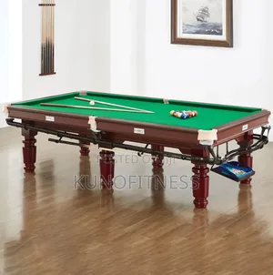 9ft International Billiard Snooker Table tare da Kayayyaki