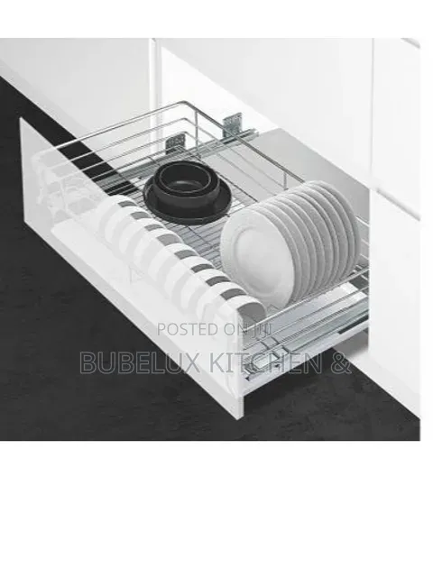 ACE Premium Pull-Out Kitchen Dish Rack Basket - 1