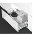 ACE Premium Pull-Out Kitchen Dish Rack Basket - 1
