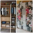 Stylish 3-Door Floral Wardrobe - 2