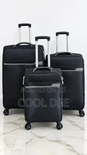 Premium Padded Trolley Luggage Set (Large, Medium, Small)