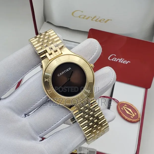 Original Cartier Women's Gold Chain Watch - 100% Authentic - 1