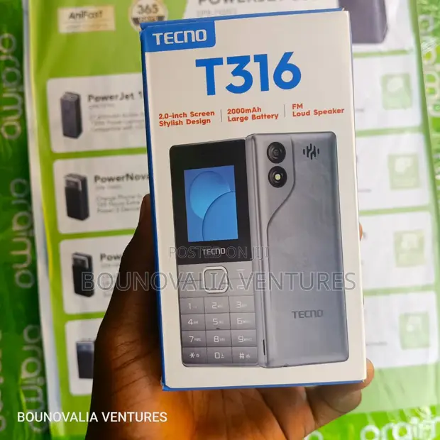 New Tecno T316 Graphite Feature Phone - 1