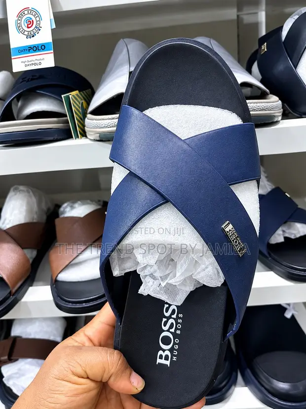 Takalmi Mai Dadi na Maza na Hugo Boss - Shuɗi - 1