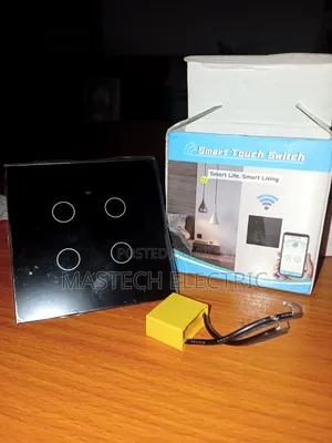Smart Touch Wall Switch 4 Gang WiFi App Control