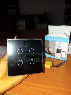 Smart Touch Wall Switch 4 Gang WiFi App Control