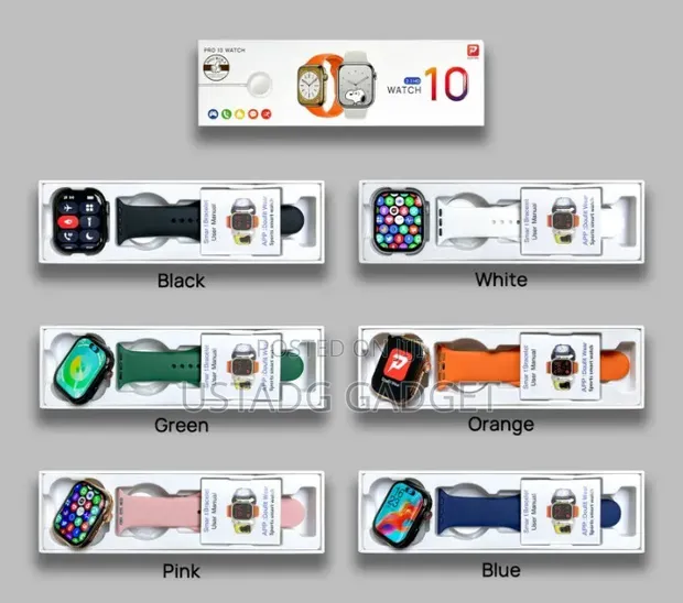 Pro 10 Smart Watch - 2.3" HD Borderless Screen, Bluetooth Calling - 1