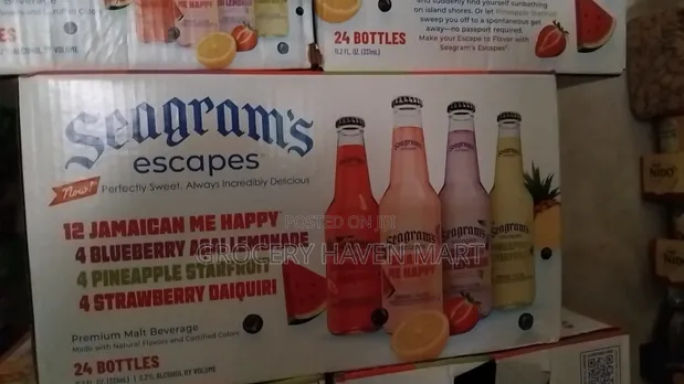 Seagram's Escapes Premium Assorted Malt Beverage 24x331ml - 1