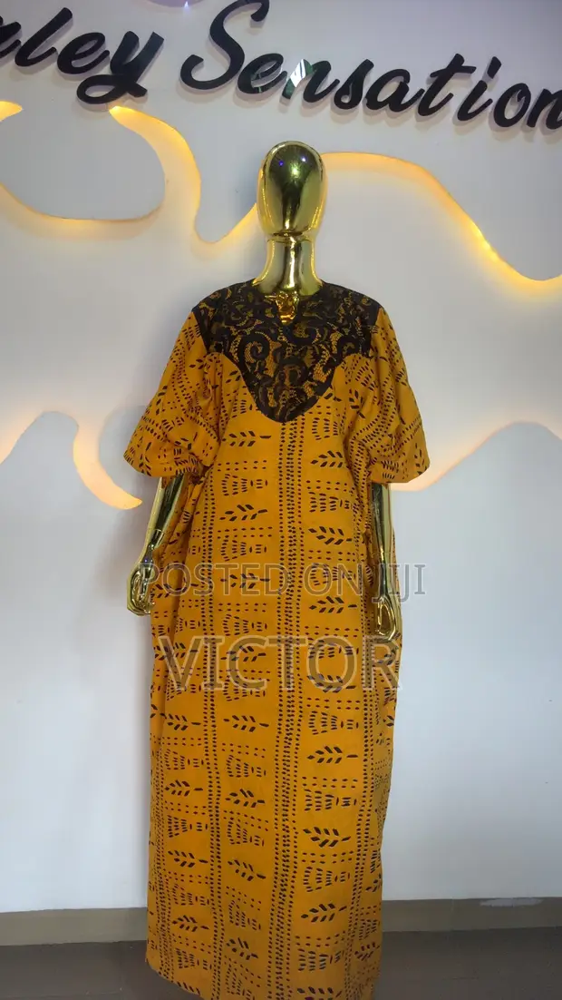 Brand New Ankara Bubu Dress - Premium Cotton - 1