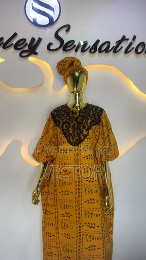 Brand New Ankara Bubu Dress - Premium Cotton