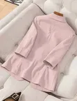 Women's Elegant Pink Blazer - 2