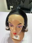 100% Human Hair with 13x4 Closure - Dark Brown - 1
