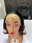 100% Human Hair with 13x4 Closure - Dark Brown - 4