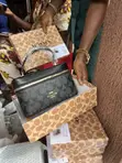 Coach Signature Canvas Vanity Box Bag - 1