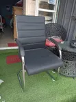 Quality Leather Office Chair with Armrest - 2