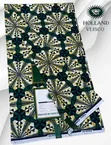 Vlisco Holland Fabric - Brown Cotton Adire - 1