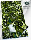 Vlisco Holland Fabric - Brown Cotton Adire - 5