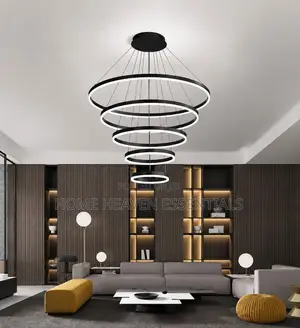 LED Circle Ceiling Hanging Chandelier Rings don Masu Zama
