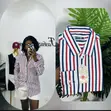 Alfani Stripe Longsleeve Button Down Shirt (Unisex) - 1