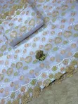 Actuel Medium Applique Fabric - Light Green Cotton - 2
