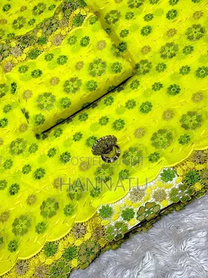 Actuel Medium Applique Fabric - Light Green Cotton