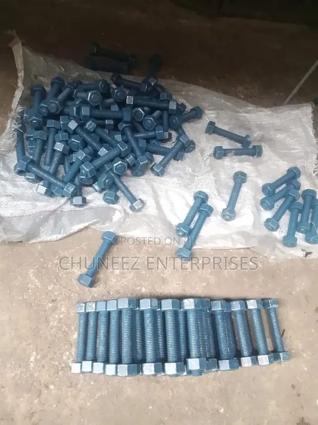 7/8" x 200 Stud Bolt & Nut - 1