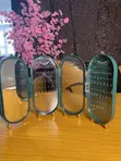 Jewelry Organizer with Mirror - Green - 3