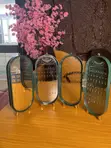 Jewelry Organizer with Mirror - Green - 4