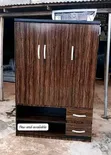 4x6ft 3-Kofa HDF Wardrobe Mai Leda - 1