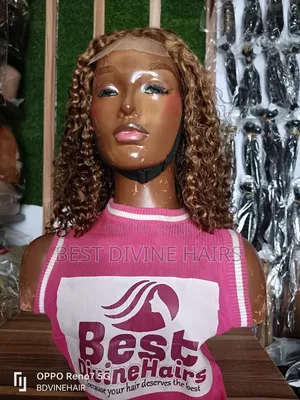 14" 4x4 Jerry Curls Full Closure Wig - Piano Colour
