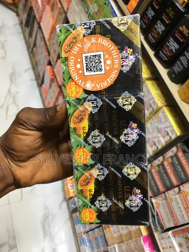 K. Brothers Carrot Papaya Soap - Brightening & Acne Clear - 1
