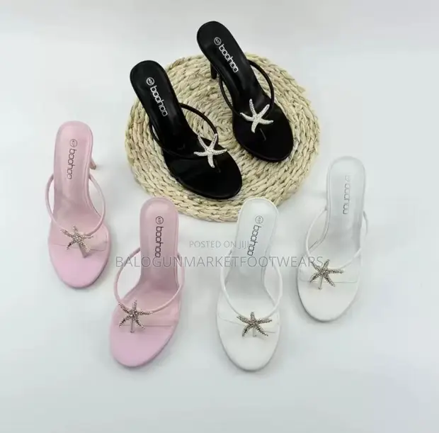 Luxury Star Bamboo Kitten Heel Shoes - 1